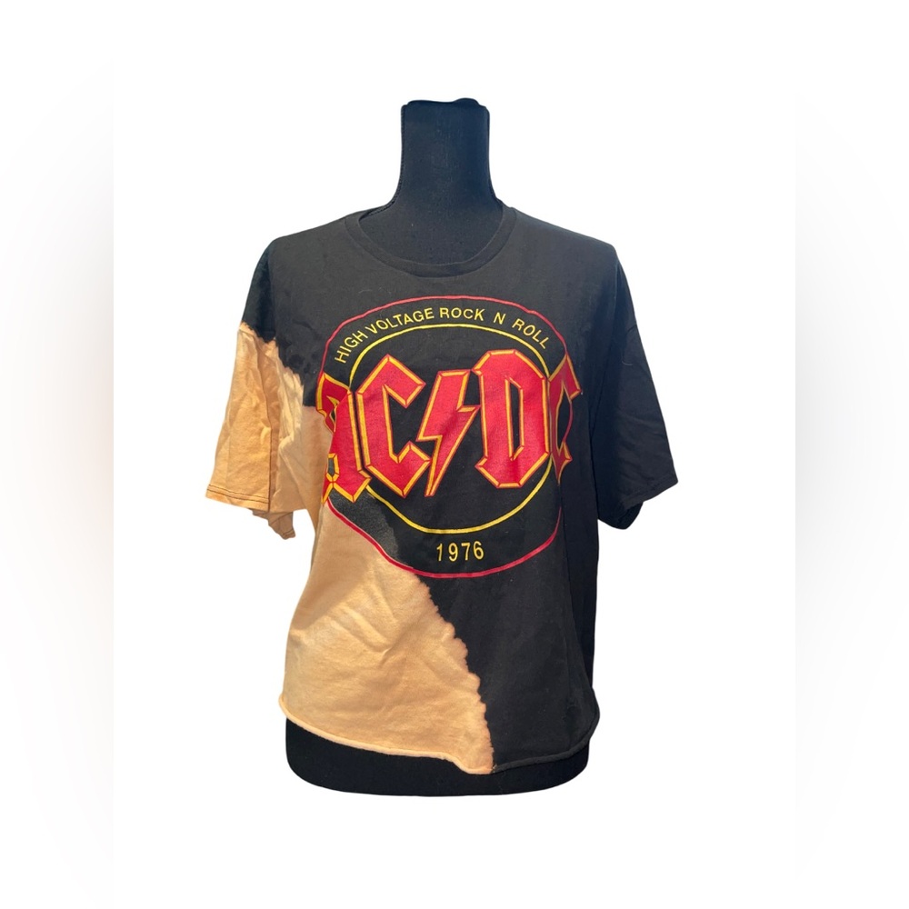 AC/DC High Voltage Rock T-Shirt crop top